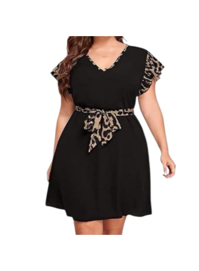 فستان  قطن بيور تيجر مع أسود