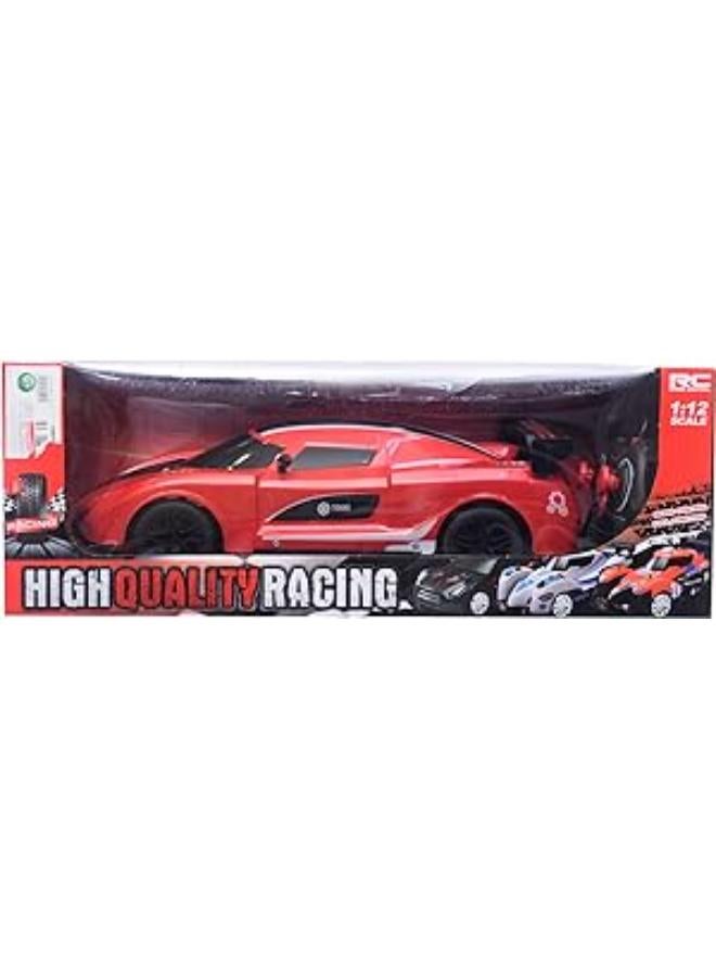 rc 1:12 RC Racing Car - Red - GTG TOYS
