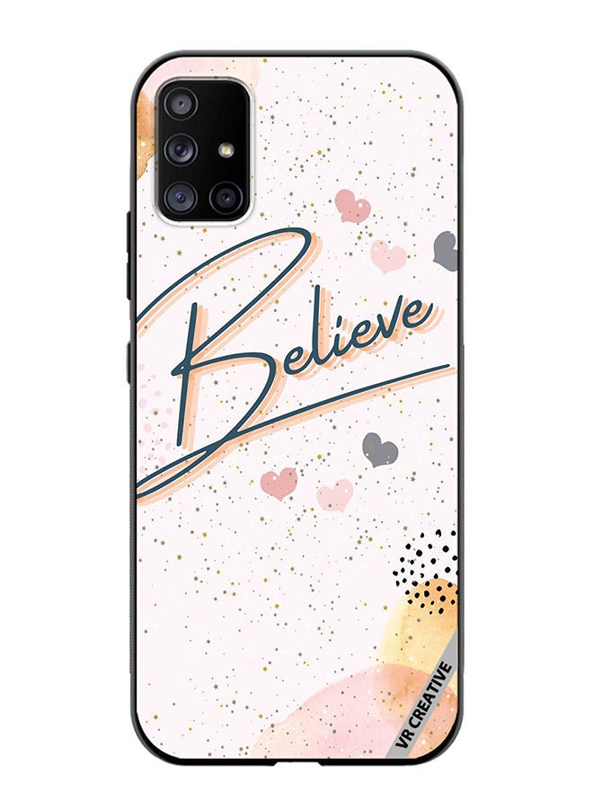 VR CREATIVE Protective Case Cover For Samsung Galaxy A51 5G Believe Design Multicolour - Image 1