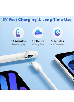 Generic Stylus Pen for iPad 9th Generation Fast Charging Magnetic Tablet Compatible with Apple 10-9-8-7-6 iPad Pro Air Mini  - Image 3