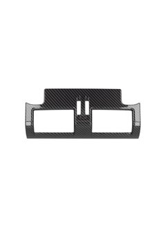 Rear Air Vent Trim, Rear Air Vent Outlet Trim Frame Interior Decoration Fit for Defender 20202021(Carbon fiber)