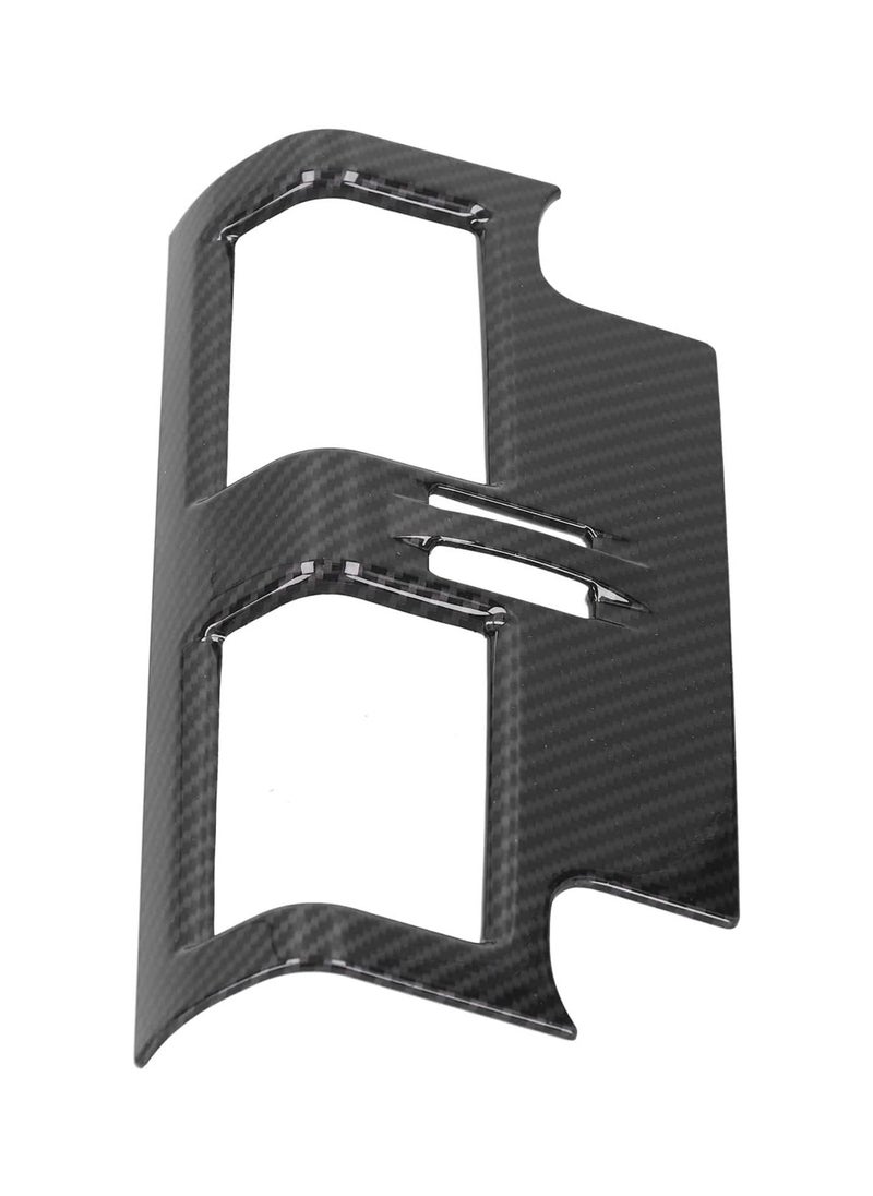 Generic - Rear Air Vent Trim, Rear Air Vent Outlet Trim Frame Interior Decoration Fit for Defender 20202021(Carbon fiber) - Image 1