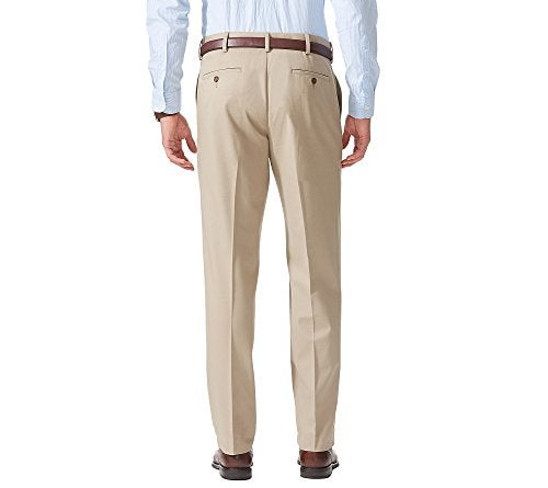 Dockers Men's Relaxed Fit Comfort Pants, British Khaki, 40W x 29L - Image 2