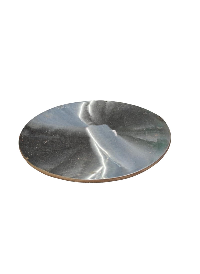 AS A S Pure Iron White Large Size Heavy Weight 12 MM Aloo tikki tawa bhalla tawa 2 inch deep Large 30 inch  - Image 4