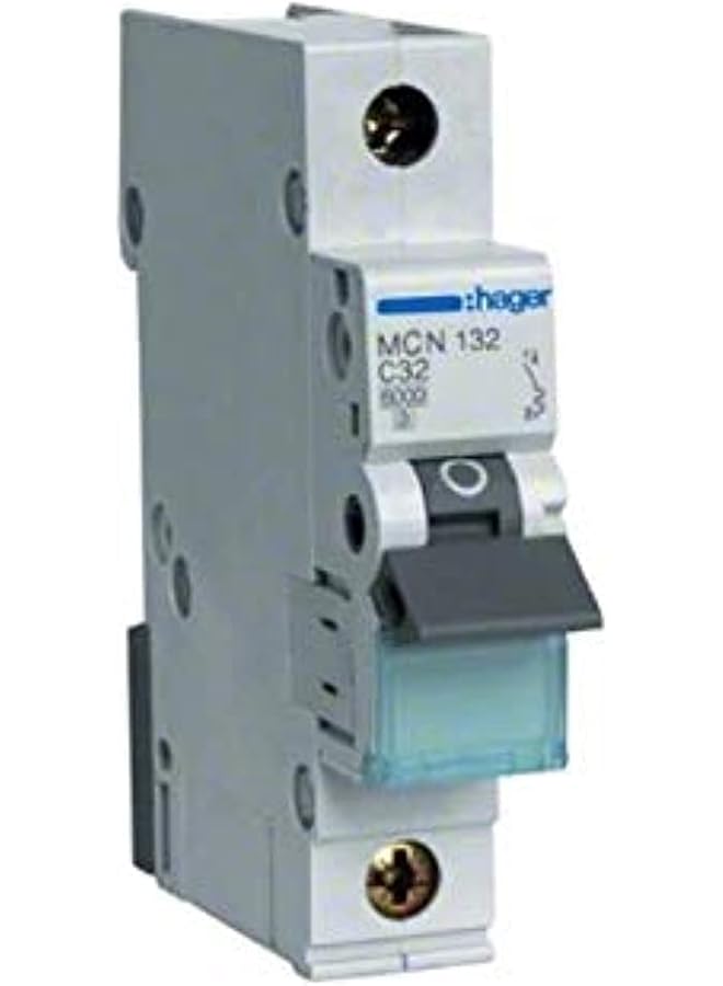 Hager Hager Miniature Circuit Breaker - MCB 1Pole 32A 6kA MCN132 France  - Image 1