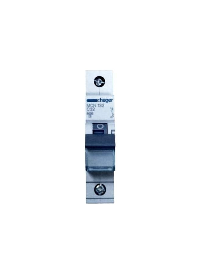 Hager Hager Miniature Circuit Breaker - MCB 1Pole 32A 6kA MCN132 France  - Image 3