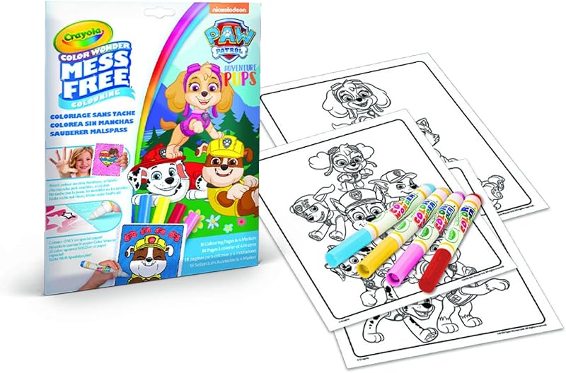 Crayola - Color Wonder Paw Patrol Coloring Set