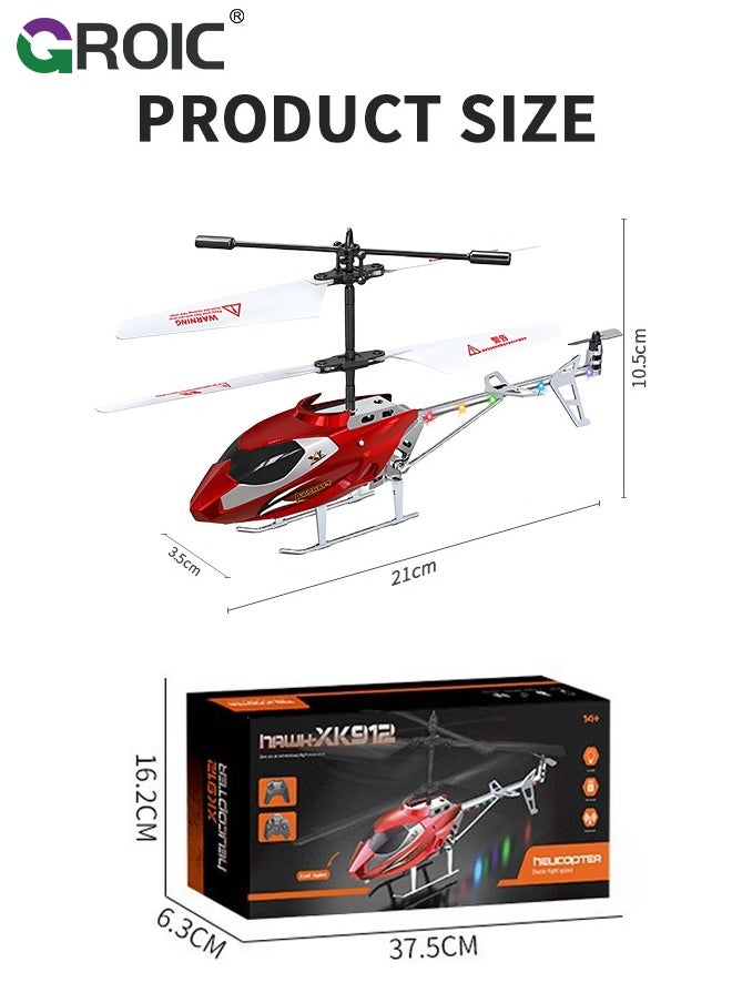 GROIC - Remote Control Helicopter, RC Helicopter with 7 LED Light and Altitude Hold, One Key Take Off/Landing, Mini Helicopter Remote Helicopter Toys for Adults Kids, Model Helicopter - Image 1