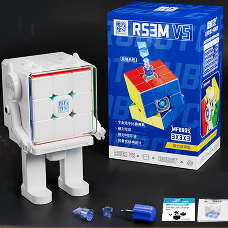 [Rubik'S Cube Classroom Rsm Series] Magic Domain Super Rs3M Magnetic Levitation Super V5 2020 Pyramid Oblique - Image 1