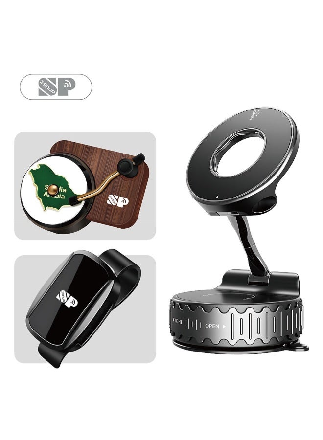 iSNUP 3-in-1 Car Kit - Phone Holder, Glasses Clip, and Air Conditioner Trim - Image 1