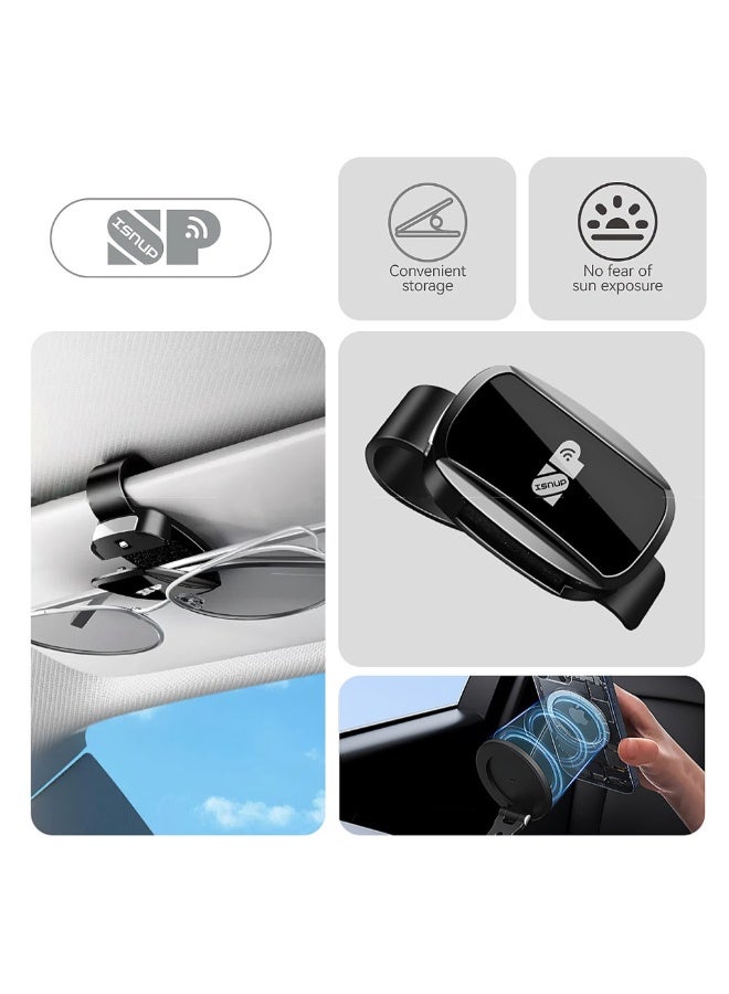 iSNUP 3-in-1 Car Kit - Phone Holder, Glasses Clip, and Air Conditioner Trim - Image 4