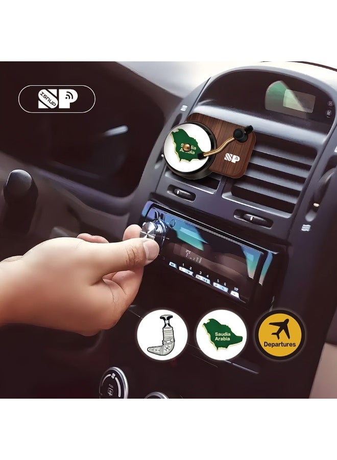 iSNUP 3-in-1 Car Kit - Phone Holder, Glasses Clip, and Air Conditioner Trim - Image 3