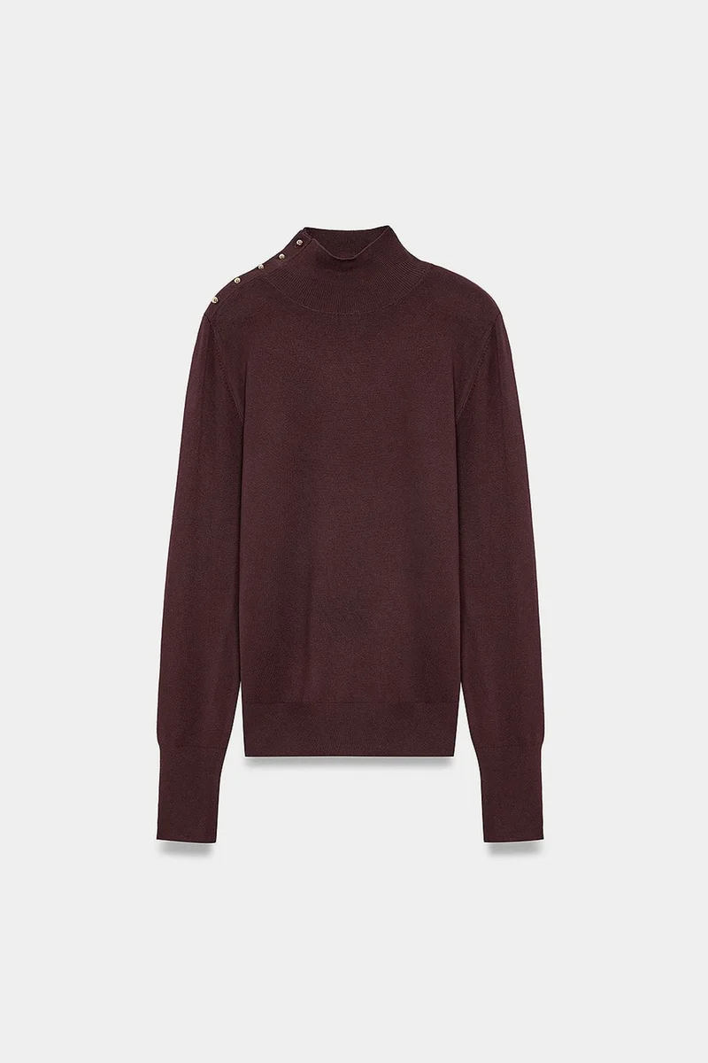 Dilvin Amethyst Purple DILVIN Women's Knit Sweater for Women | Best Price UAE