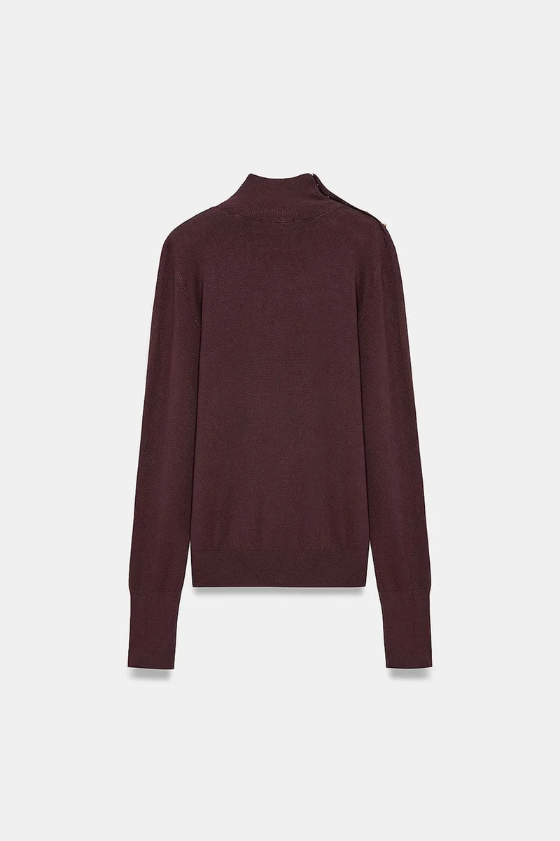 Dilvin Amethyst Purple DILVIN Women's Knit Sweater for Women | Best Price UAE