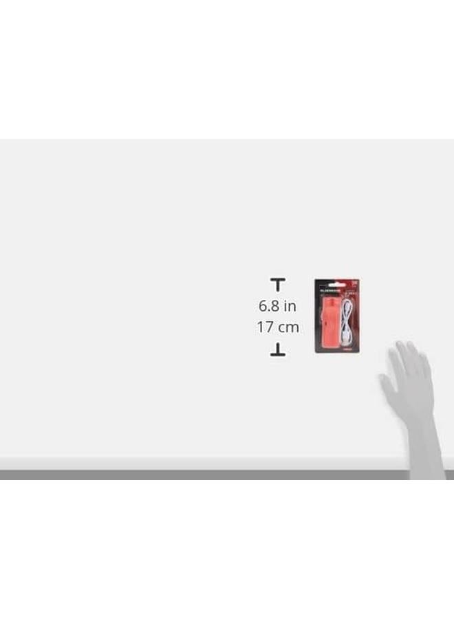 أولسنمارك بطارية قابلة للشحن 1200 مللي أمبير، مصباح LED وضوء أحمر - Image 3