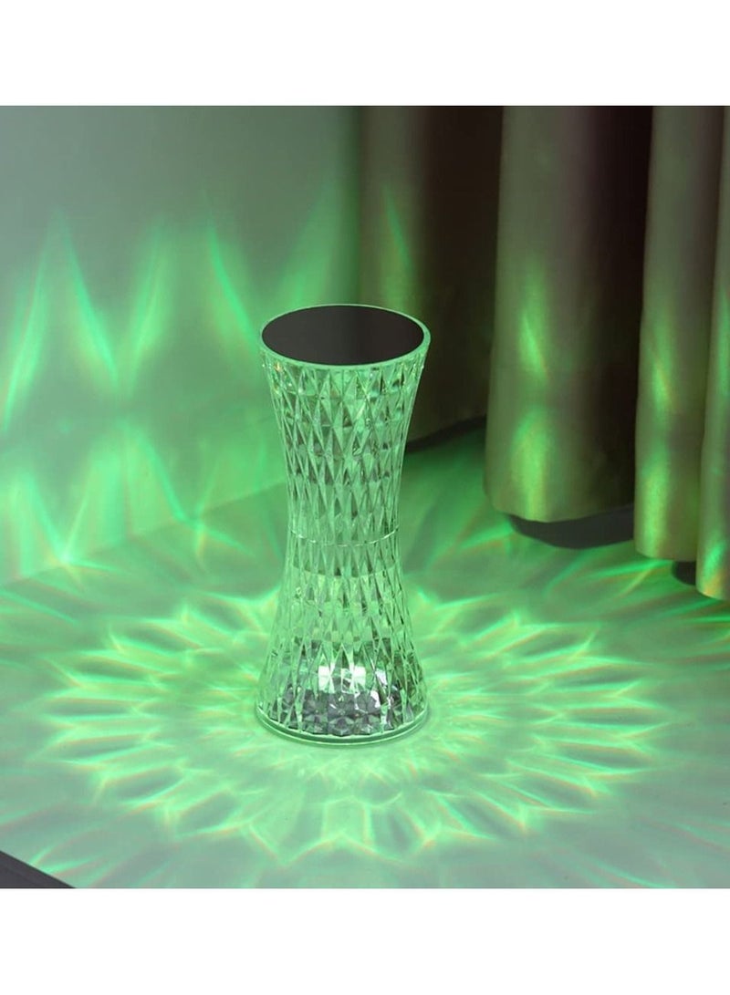 DubaiGallery Crystal Table Lamp with Humidifiers for Bedroom, 6 Color Auto Changing Diamond Bedside Lamp for Bedroom Living Room - Image 3