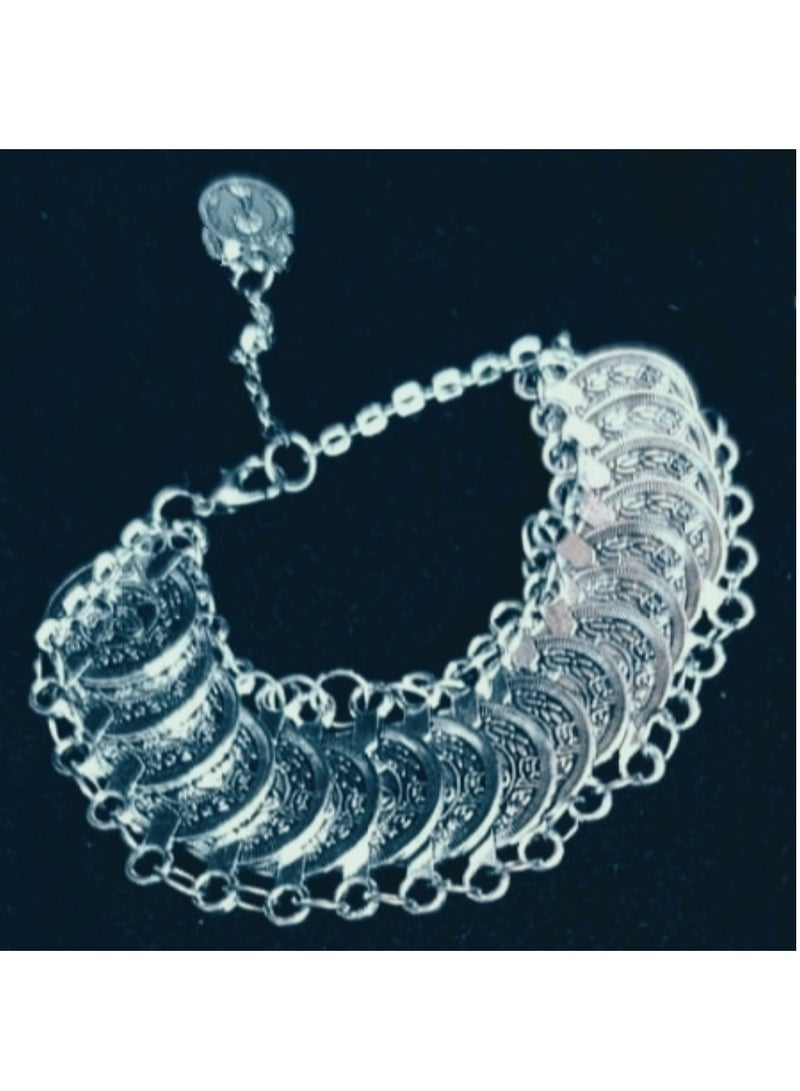 R&R Women's set of two floors of a nickel silver necklace and bracelets - Image 2