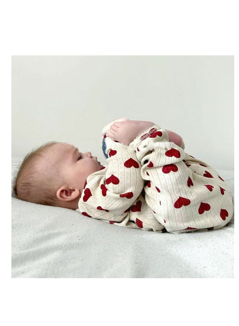 Baby Long Sleeved Bag Fart Clothes, Caring Newborn Jumpsuit, Baby Home Climbing Clothes - Image 2