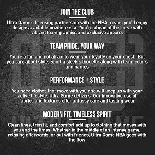 Ultra Game قبعة بيسبول شاحنة قابلة للتعديل من ألترا جيم NBA للبالغين - للجنسين، بوسطن سلتكس، أسود مارل، مقاس واحد - Image 4