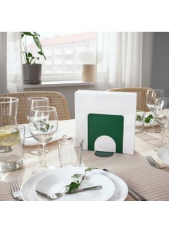 Graidient span Graidient span ikeaSKOGSRR Napkin Holder Dark Green 13x12 cm 5x5  - Image 3
