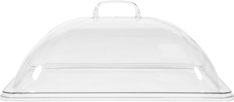 PC Acrylic Food Cover Dome 33x27cm, Dustproof Cake Dome for Home and Outdoor Food Protection, Reusable Plastic Serving Dish Lid for Dining and Parties - Image 1