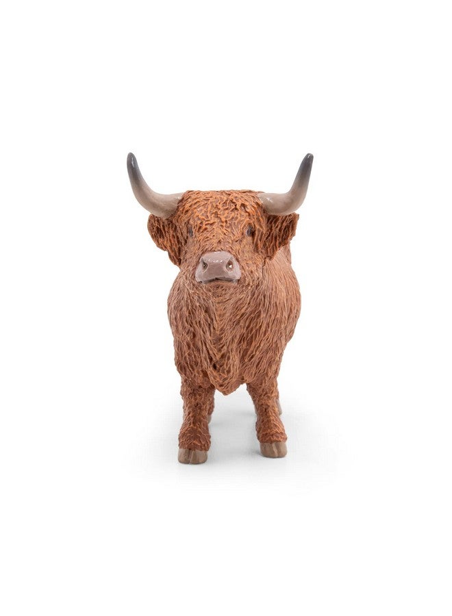 Papo PAPO - Highland Cattle - Realistic Figurine - for Ages 3+ - Farmyard Collection - Hand Painted - Highly Detailed - Durable and Educational - Gift Idea - Collectable - farm animal figurine - Image 5