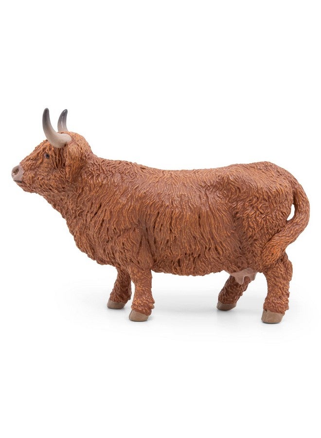 Papo PAPO - Highland Cattle - Realistic Figurine - for Ages 3+ - Farmyard Collection - Hand Painted - Highly Detailed - Durable and Educational - Gift Idea - Collectable - farm animal figurine - Image 4