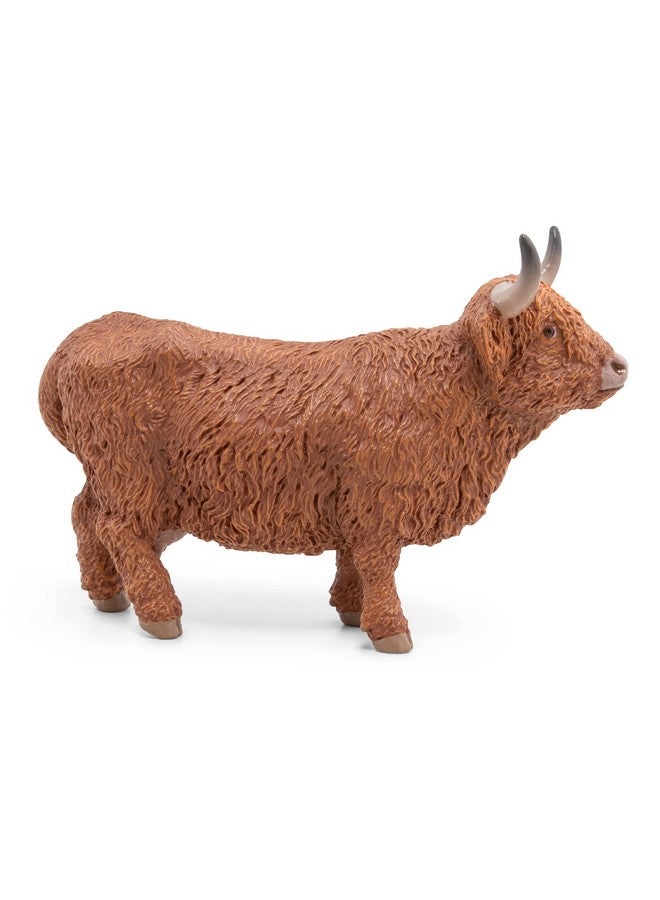 Papo PAPO - Highland Cattle - Realistic Figurine - for Ages 3+ - Farmyard Collection - Hand Painted - Highly Detailed - Durable and Educational - Gift Idea - Collectable - farm animal figurine - Image 3