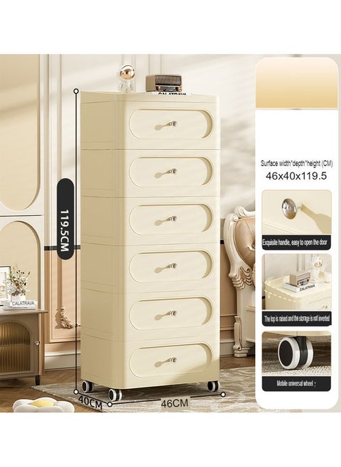 6 Layers Stylish Multi-Functional Storage Cabinet
