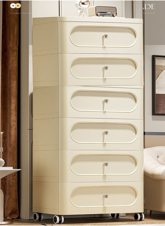6 Layers Stylish Multi-Functional Storage Cabinet