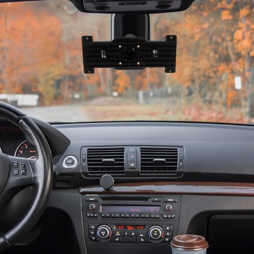 DOITOOL 1 Set Rear View Mirror Mount Dash Cam Back Plate Panel Car Rearview Mirror Dash Cam Mount Bracket, 5.86x2.63x0.39in, Screws Not Included - Image 2