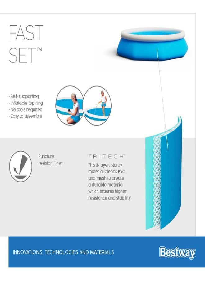 Bestway - Bestway Fast Set Pool 305X76Cm -26-57266 - Image 1