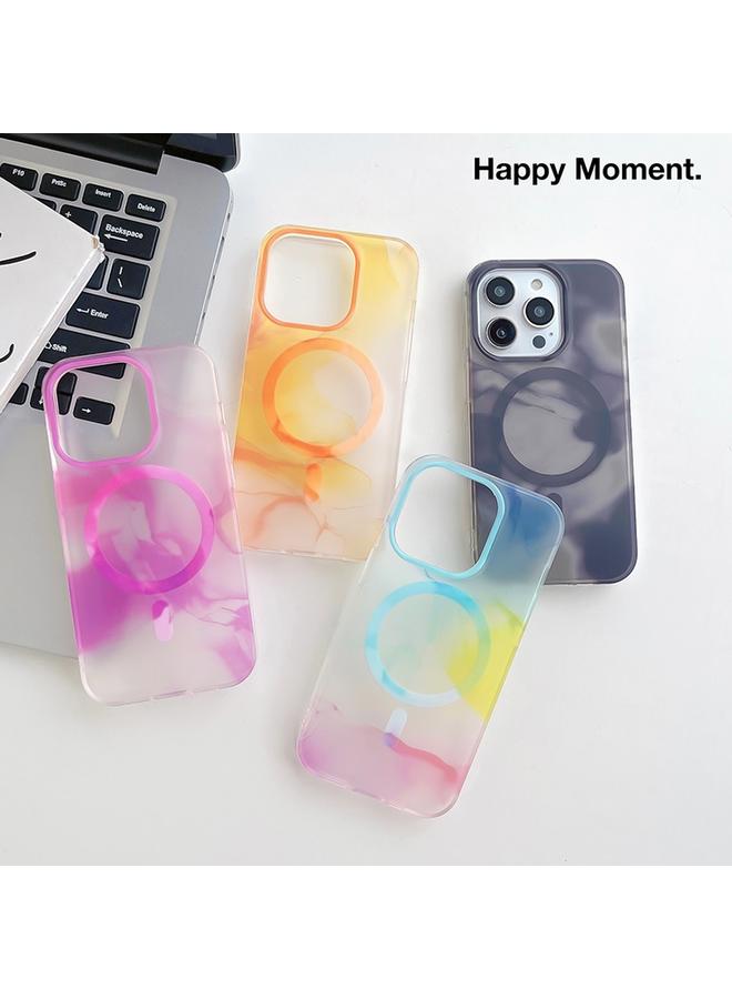 اس-توب جراب هاتف ماج سيف بألوان مائية لهاتف آيفون 14 بلس - Image 2