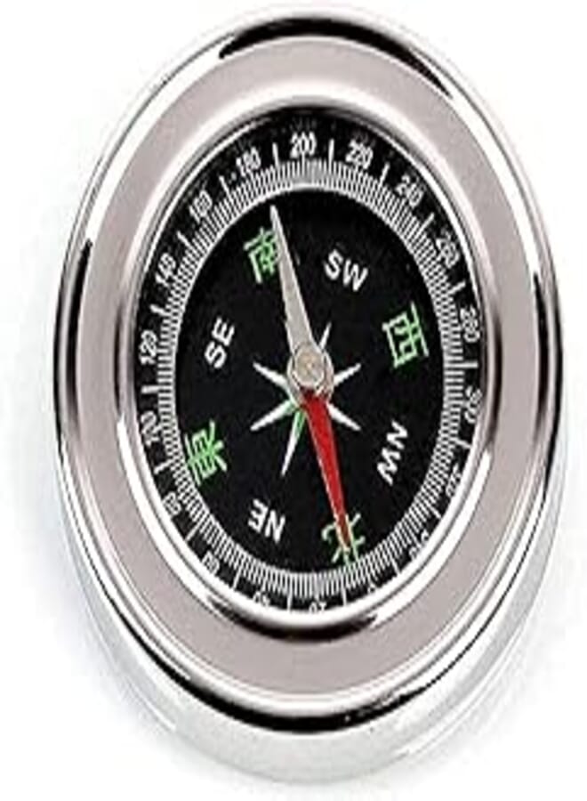 OR Stainless Steel Metal Compass Case, 60mm, 56g