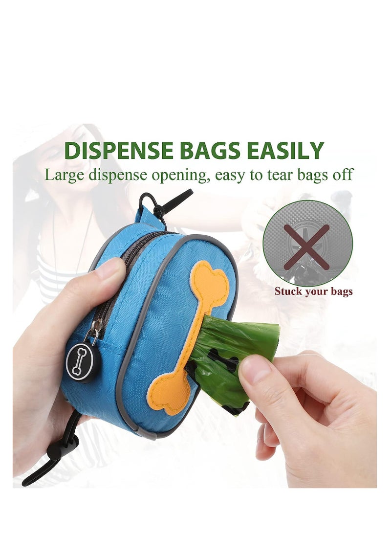 Generic - Dog Bags Leak Proof and Extra Thick Waste Bags With Dog Bag Dispenser Fits Any Dog Leash 15 Counts 9 Rolls Lavender Scented Doggie Bags and 1 Bag Holder - Image 1