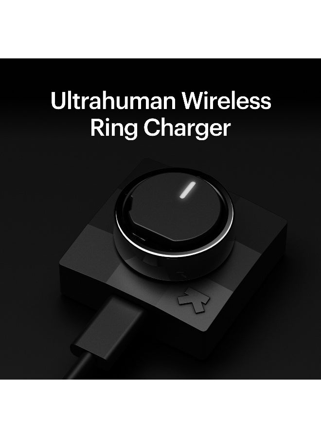 ULTRAHUMAN Ultrahuman Ring AIR Charger - Full Battery Charge in 2 Hrs - Convenient and Easy Charging Solution for your Smart Ring (Size 8) - Image 2
