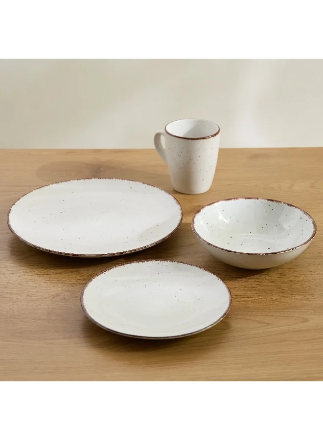 Home Box Eleganza 16-Piece Stoneware Dinner Set