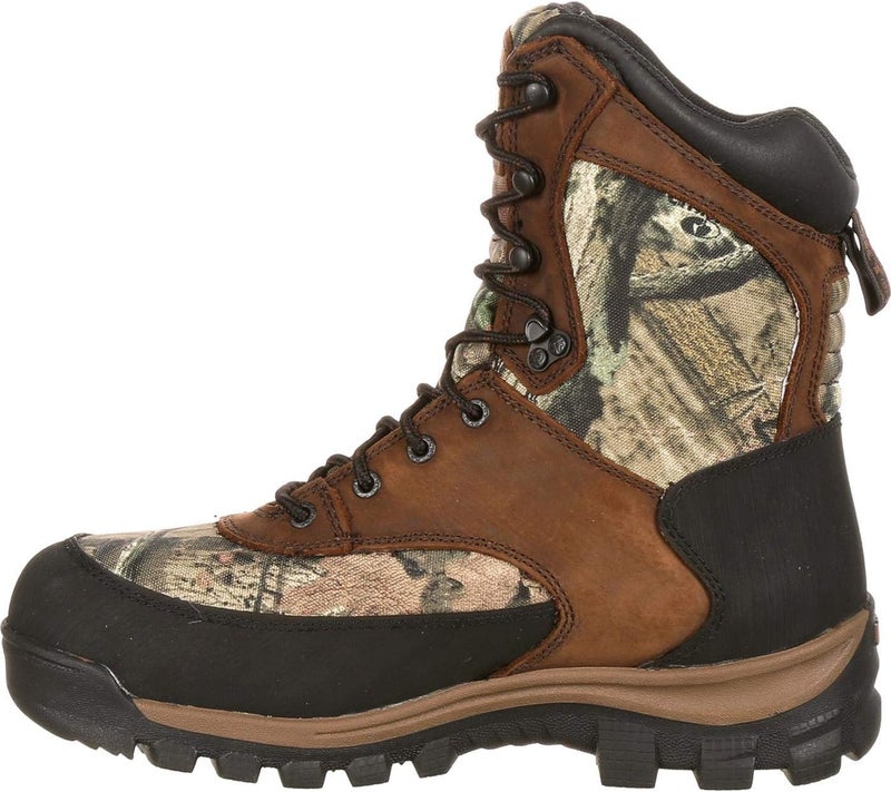 Rocky Core Waterproof 800G Insulated Outdoor Boot, Brown And Mossy Oak Brk Up Inf, Size 10.5(ME) - Image 3
