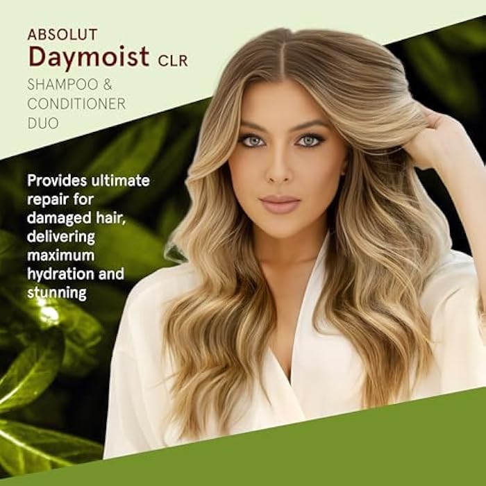 Inoar DayMoist Haircare Duo Shampoo & Conditioner with Argan Oil Complex for Deep Hydration & Repair, 2 x 8.45 Fl Oz - Image 2