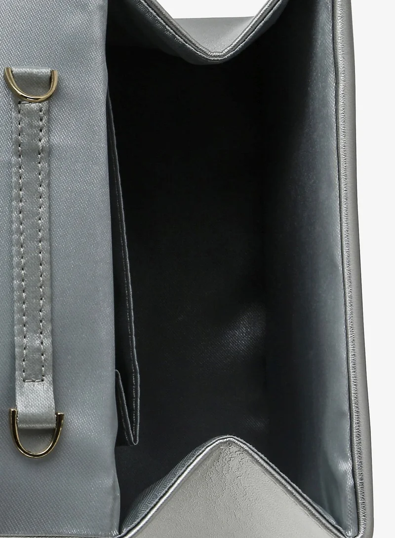 London Rag Silver Pearl Top-Handle Diamante Brooch Bag in Silver for Women | Best Price UAE