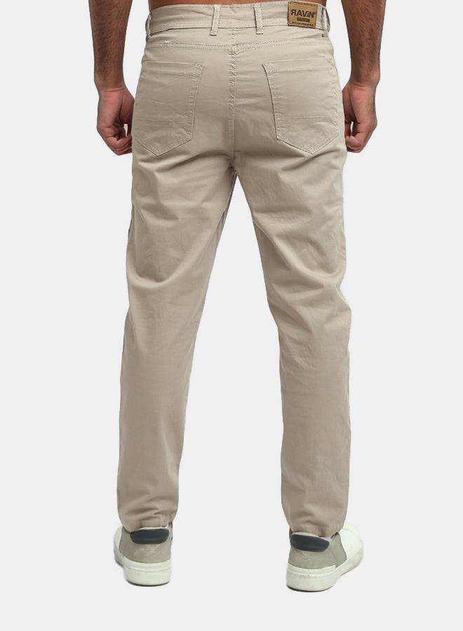 RAVIN Regular Fit  Zipper Pocket Gabardine Chino Pants - Image 1