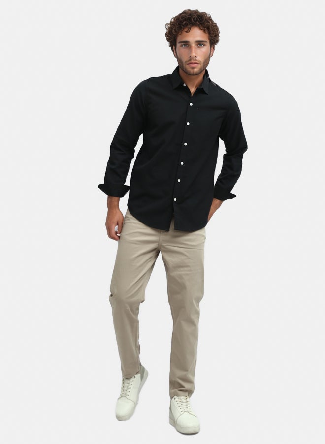 RAVIN Regular Fit  Zipper Pocket Gabardine Chino Pants - Image 2