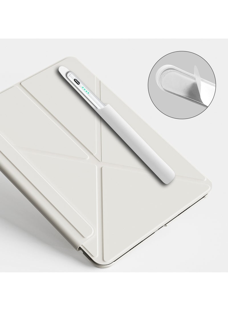 Silicone Pen Holder for Tablet Capacitive Stylus Apple Pencil 2nd Generation Silicone Protective Case White - Image 1