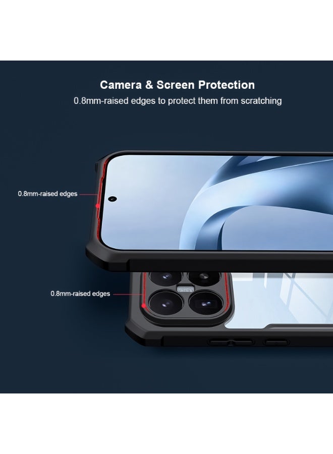 XUNDD غطاء لهاتف Xiaomi 17T، حماية عدسة الكاميرا، غطاء خلفي، غلاف هاتف مضاد للصدمات من TPU+PC، تصميم نحيف مضاد للاصفرار - Image 2