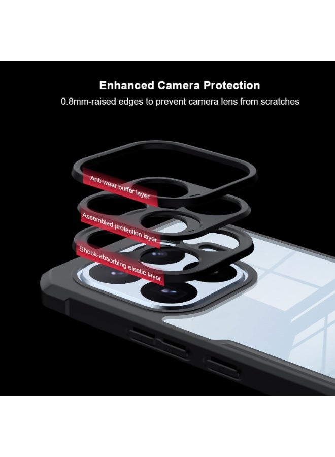 XUNDD غطاء لهاتف Xiaomi 17T، حماية عدسة الكاميرا، غطاء خلفي، غلاف هاتف مضاد للصدمات من TPU+PC، تصميم نحيف مضاد للاصفرار - Image 3