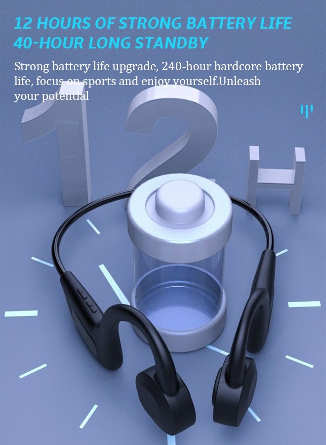 سماعة رأس لاسلكية بلوتوث طراز G10 جديدة عابرة للحدود لعام ، رياضية للجري والتوصيل العظمي، غير داخل الأذن من Huaqiangbei - Image 2