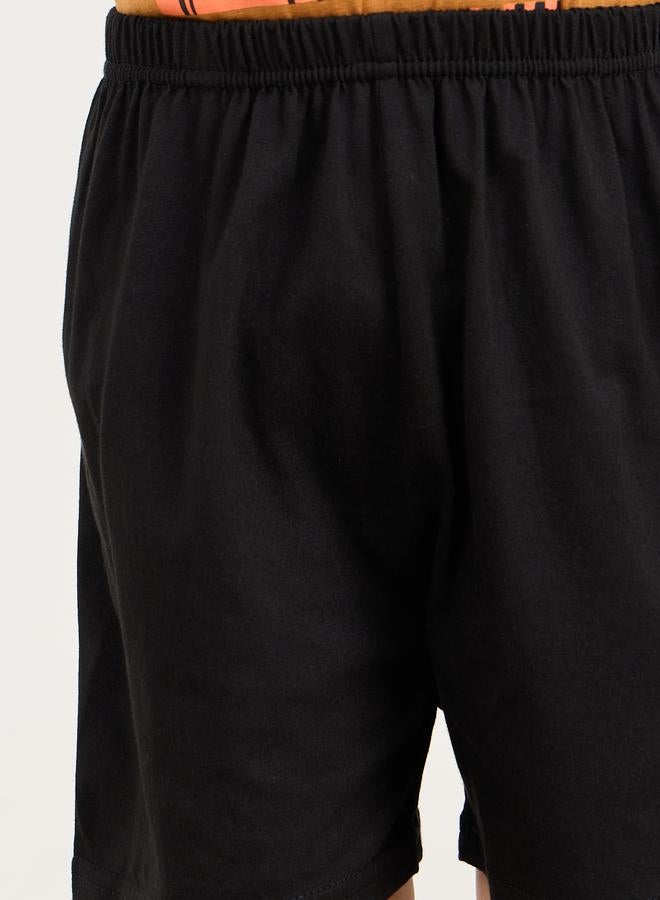 ستايلي شورت سادة بقصة واسعة - Image 3