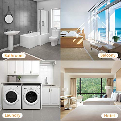 JOOM Retractable Clothesline Indoor Double Clothes Lines retracting | Heavy Duty for Drying Laundry line Outdoor|Wall Mounted Stainless Steel 13.8Feet Two line (Gold) - Image 4