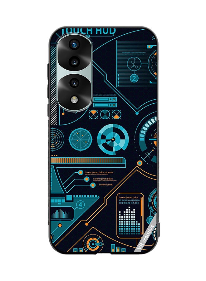 VR CREATIVE Protective Case Cover For Honor 70 Pro Touch Hud Design Multicolour - Image 1