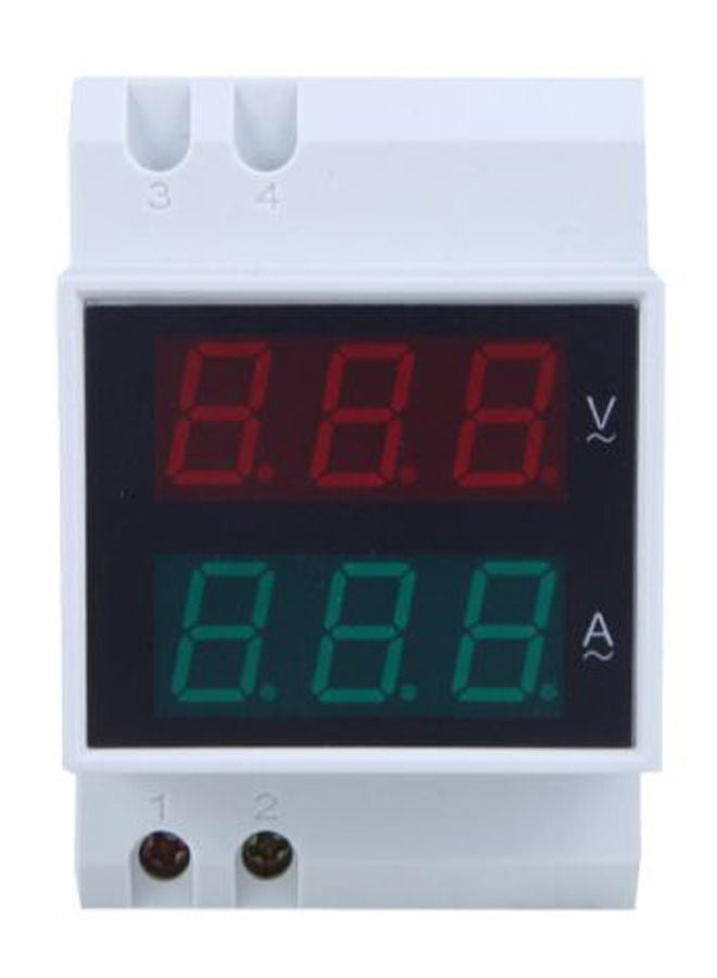 NIBEMINENT Multi-Functional LED Electric Meter White  - Image 1